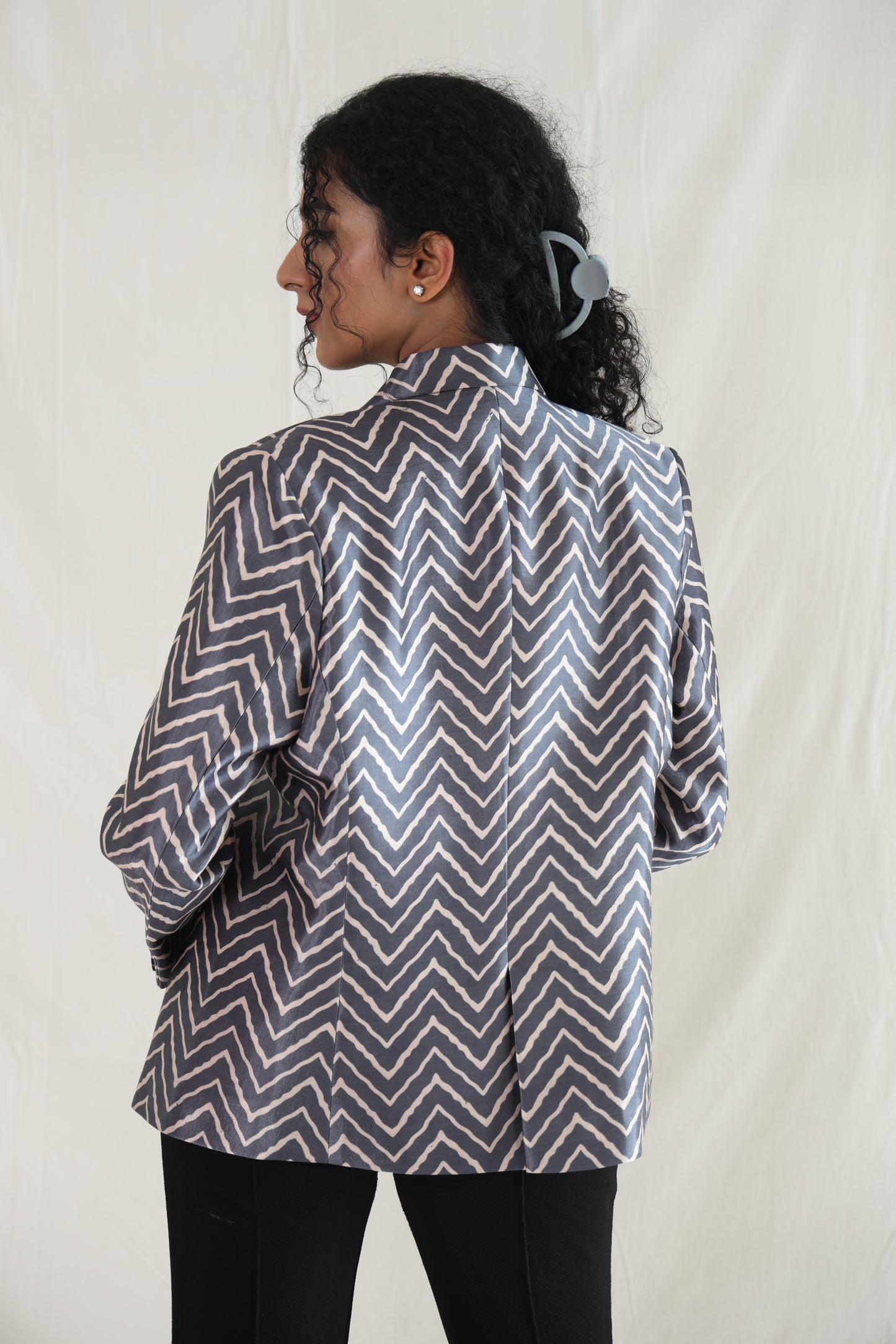 Grey chevron jacket