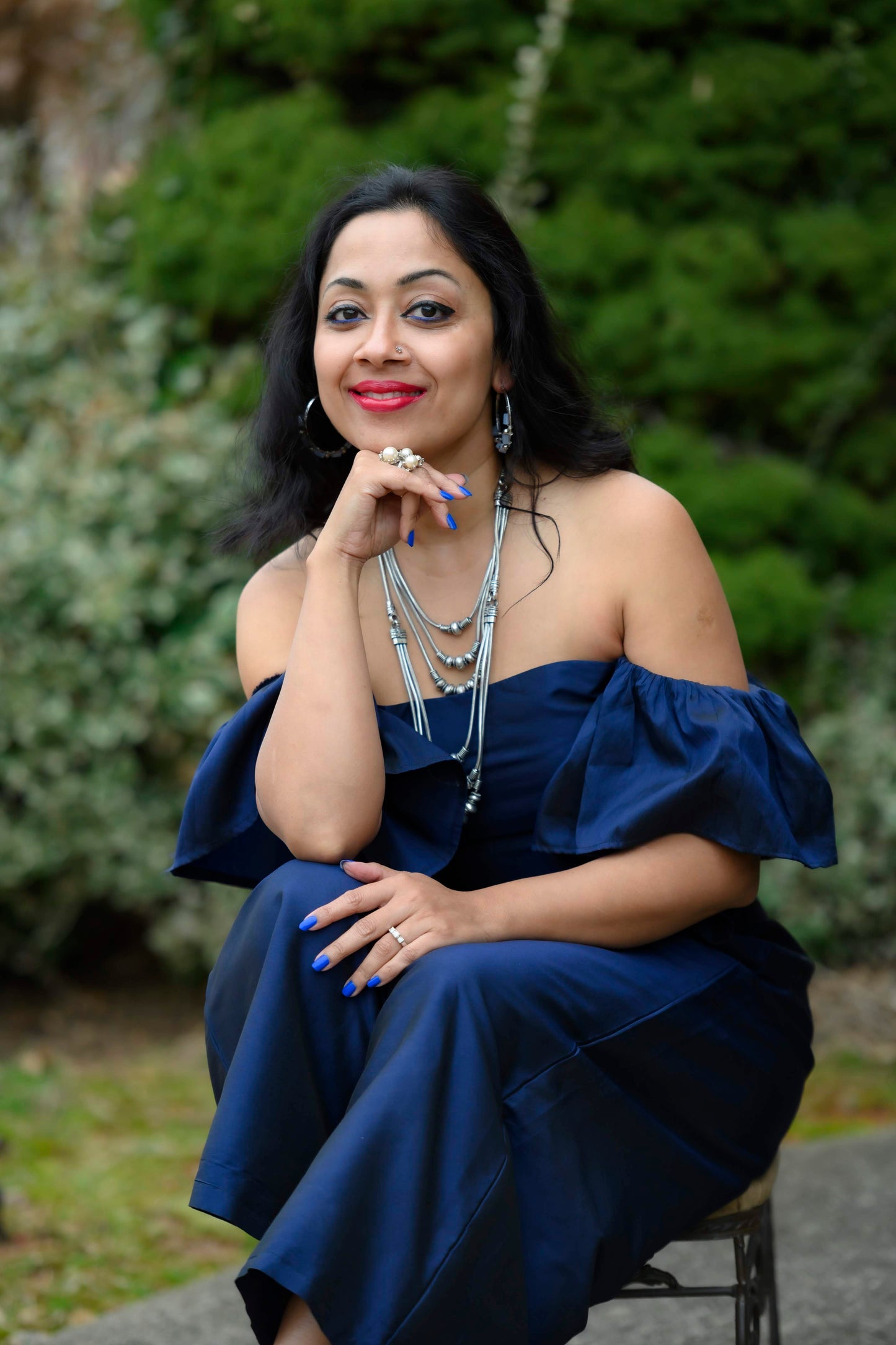 Midnight blue jumpsuit