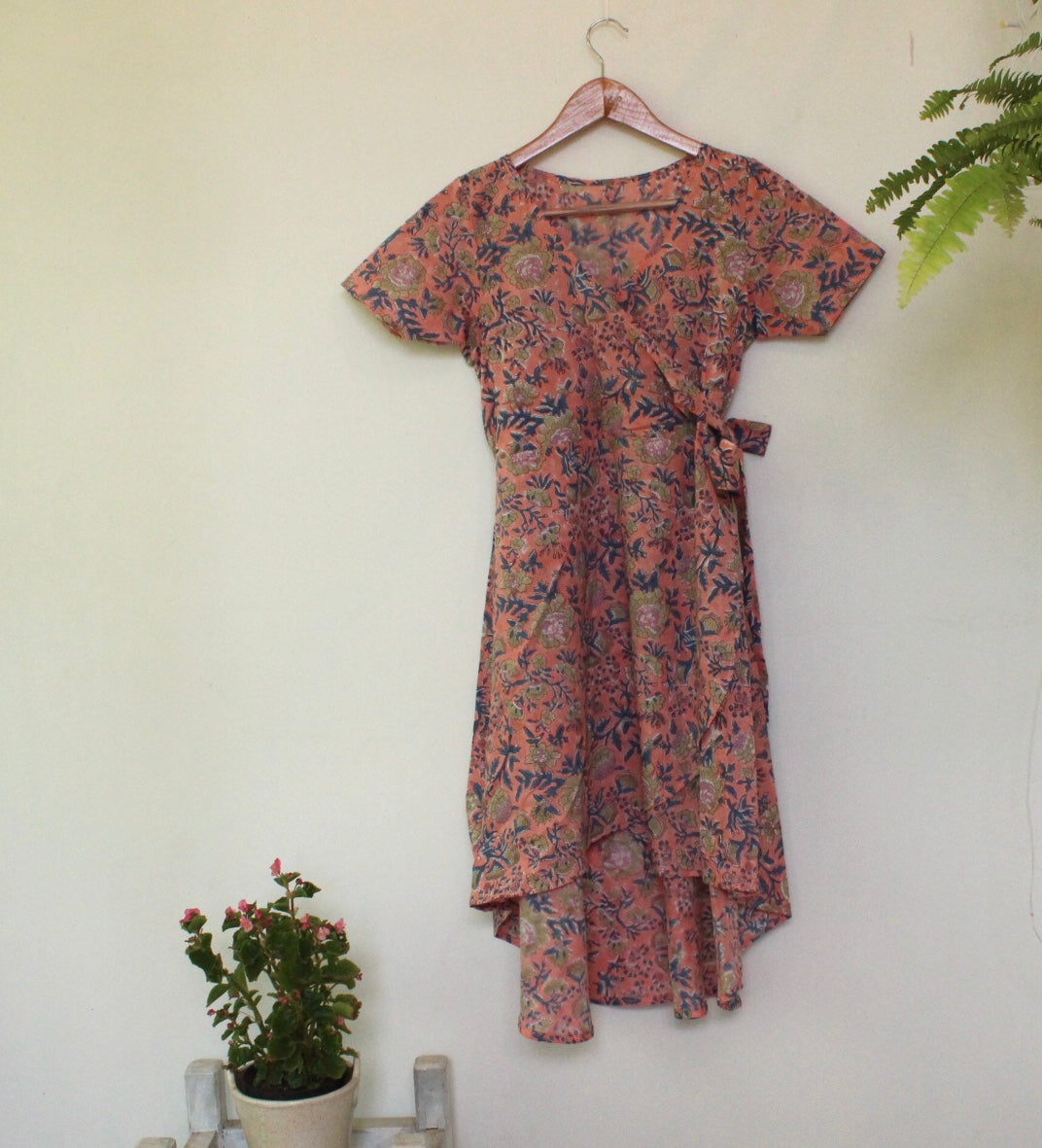 Blush garden dress in pink