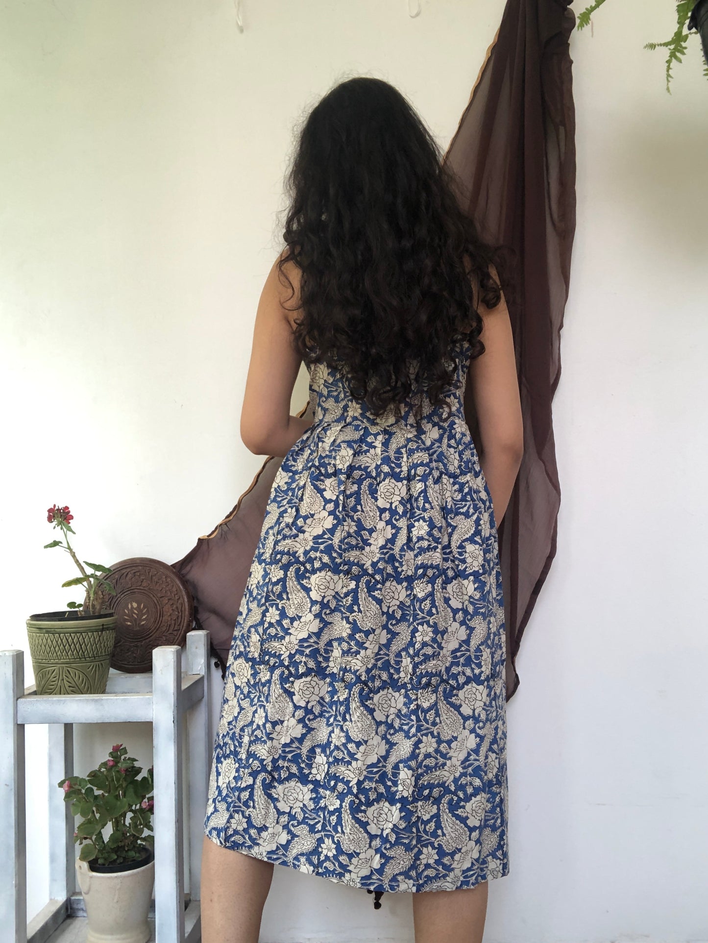 Caroline dress in blue