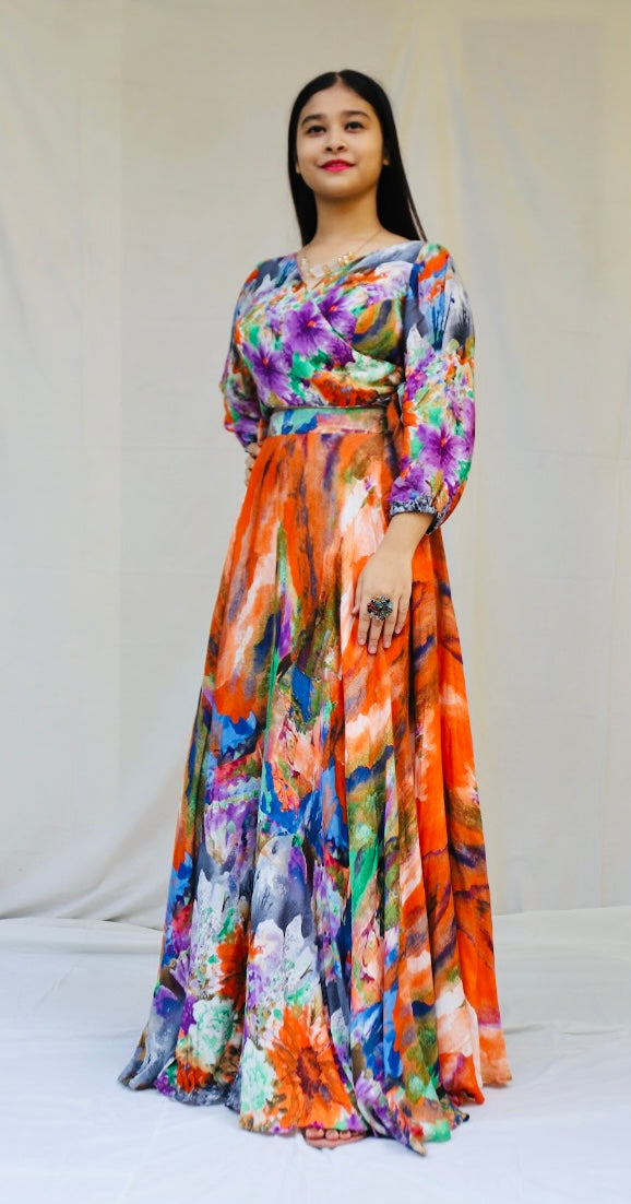 Mira skirt and crop top set