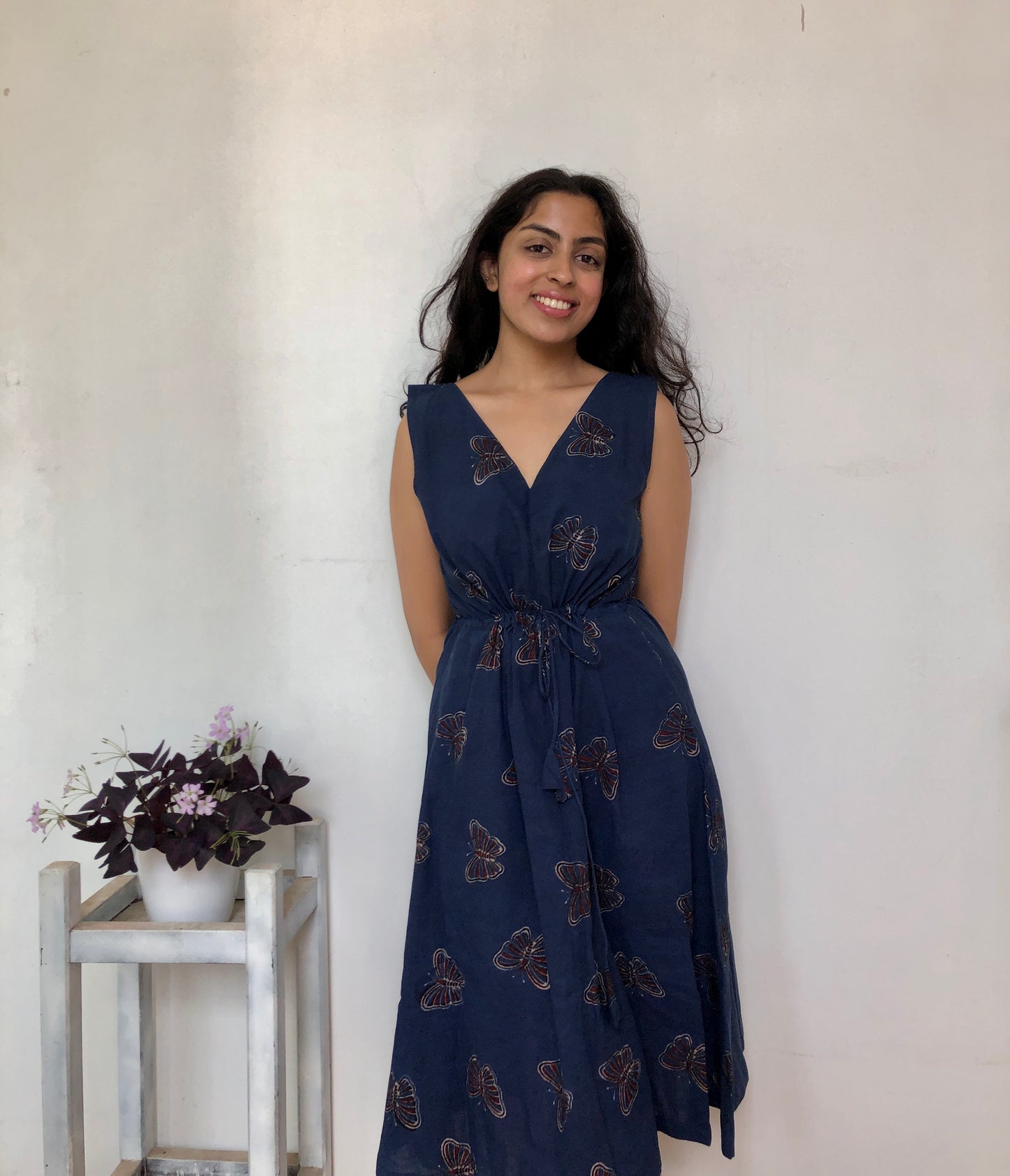 Butterfly dress in blue