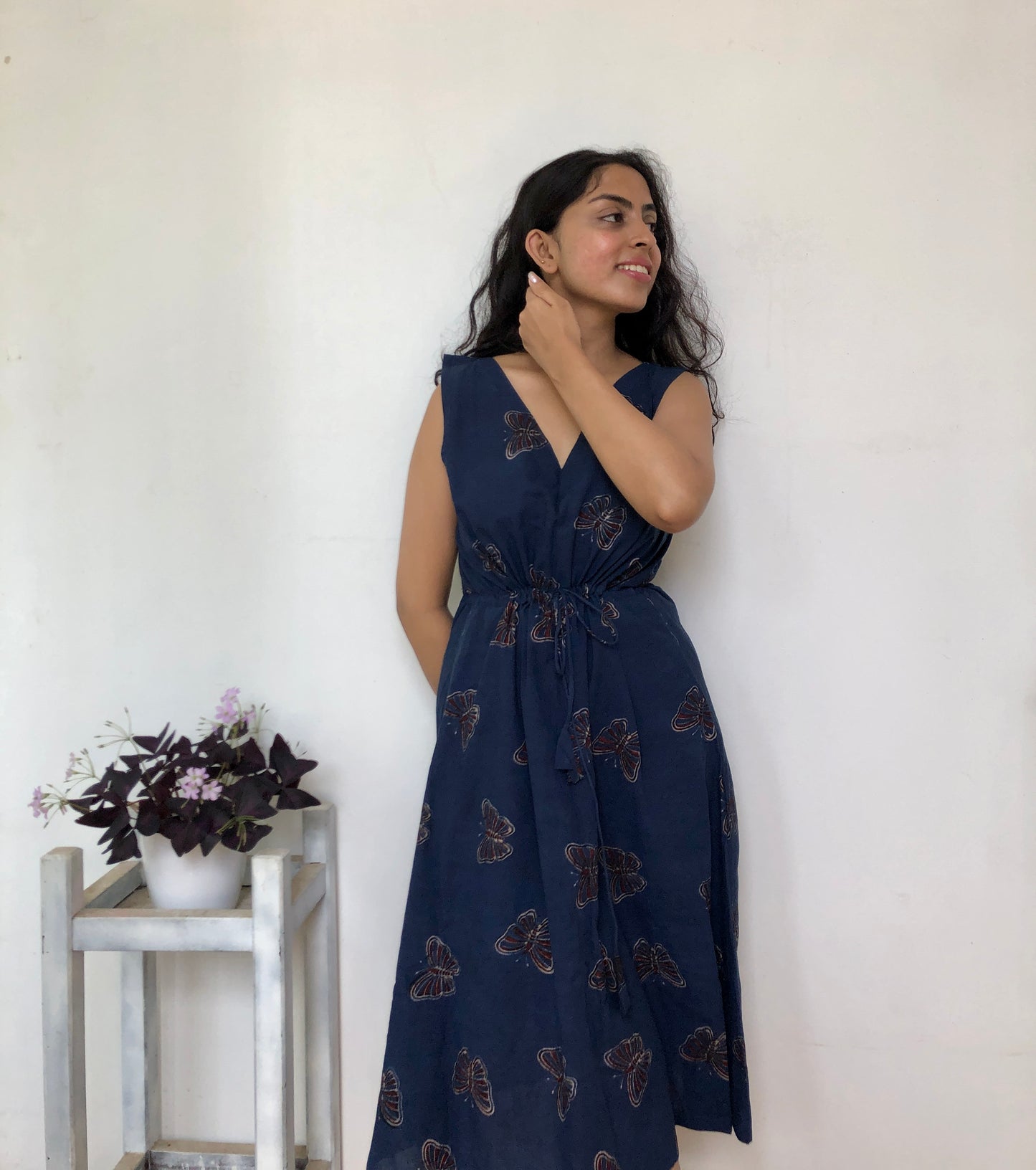 Butterfly dress in blue