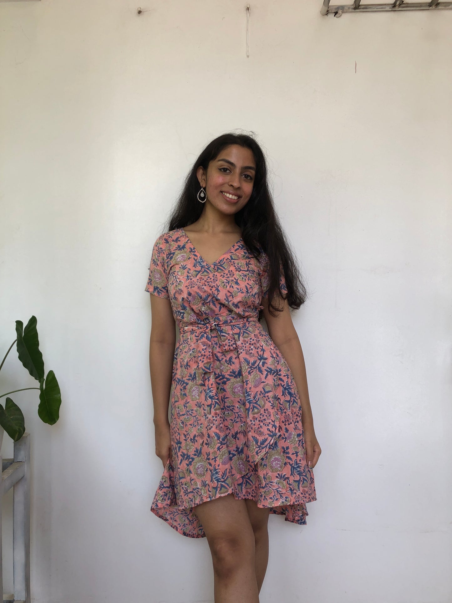 Blush garden dress in pink