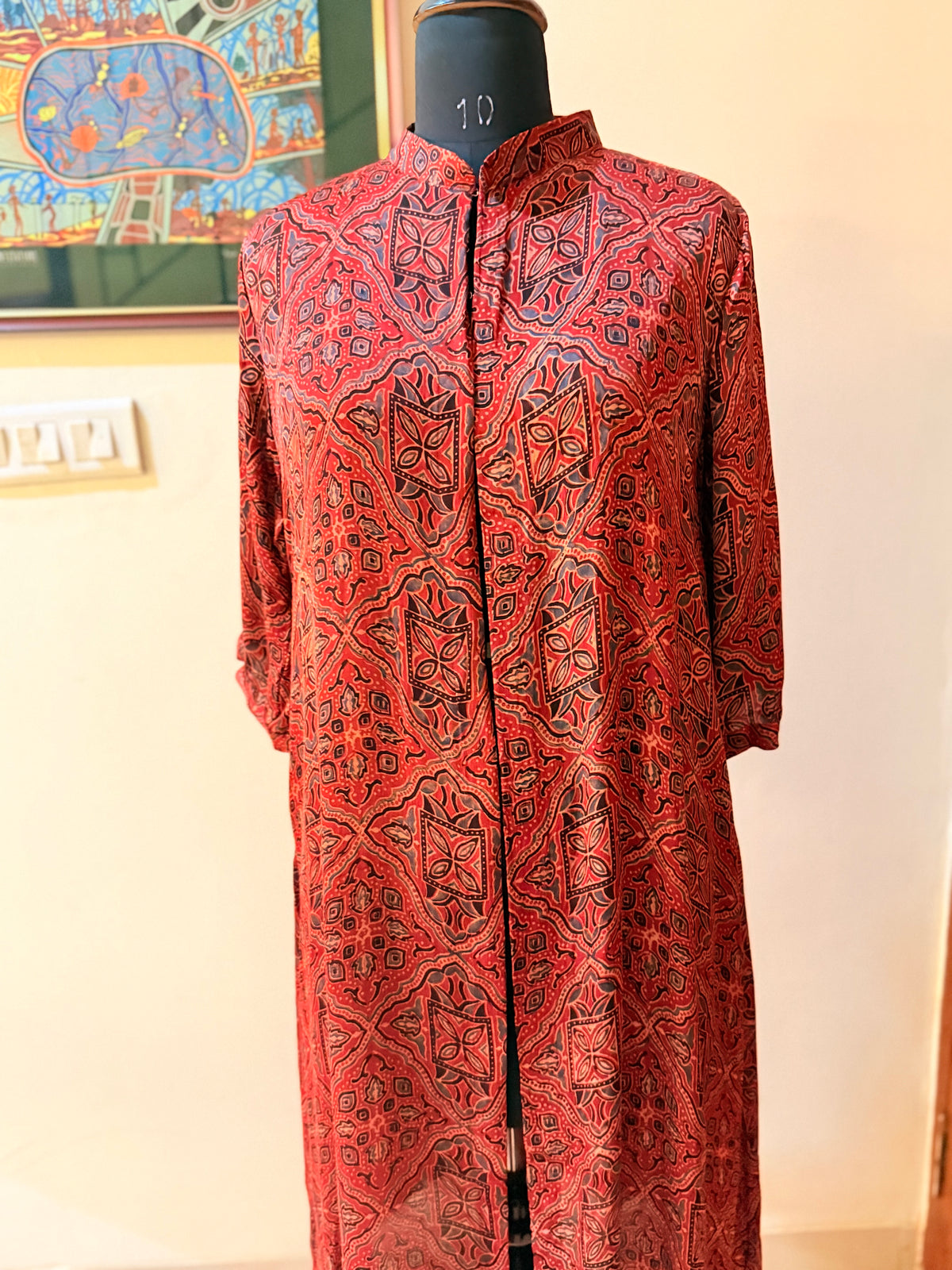 Madhubala shrug in Red