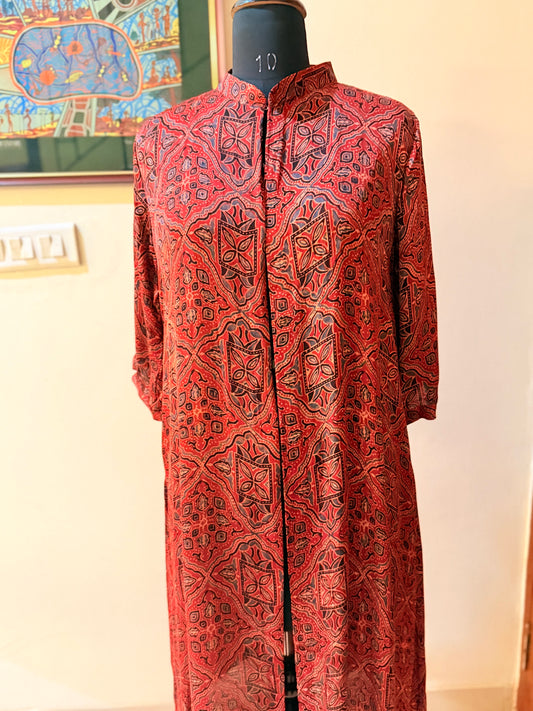 Madhubala shrug in Red