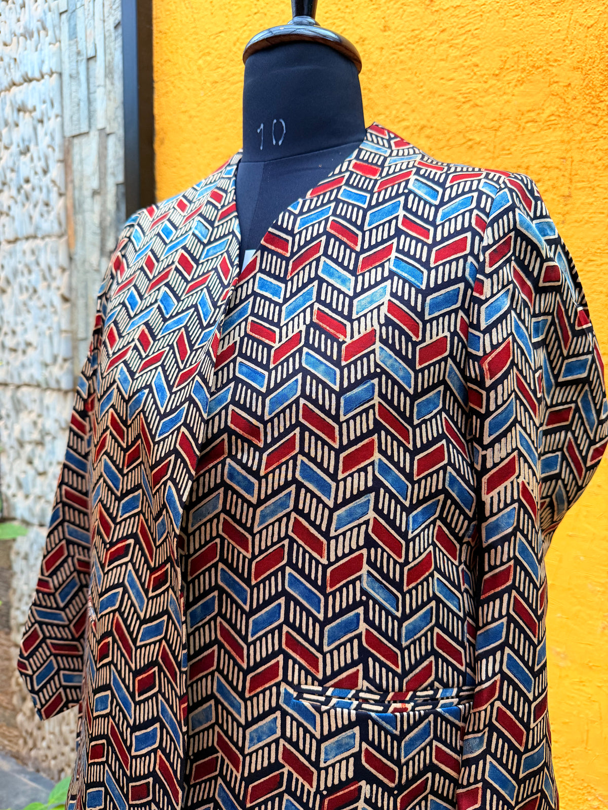 Silk blazer