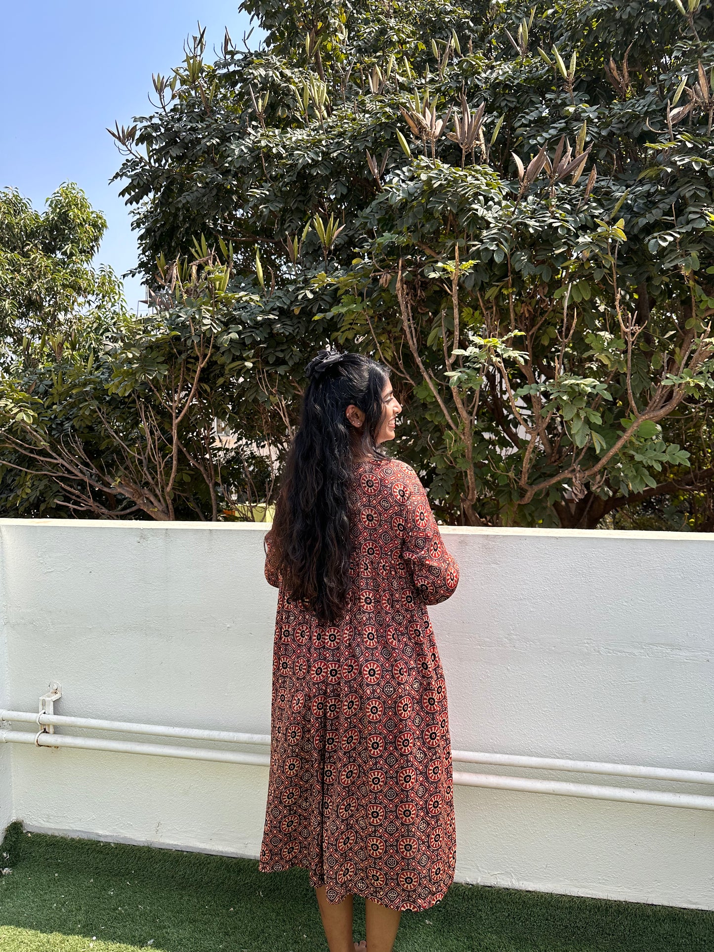 Rani dress in brown